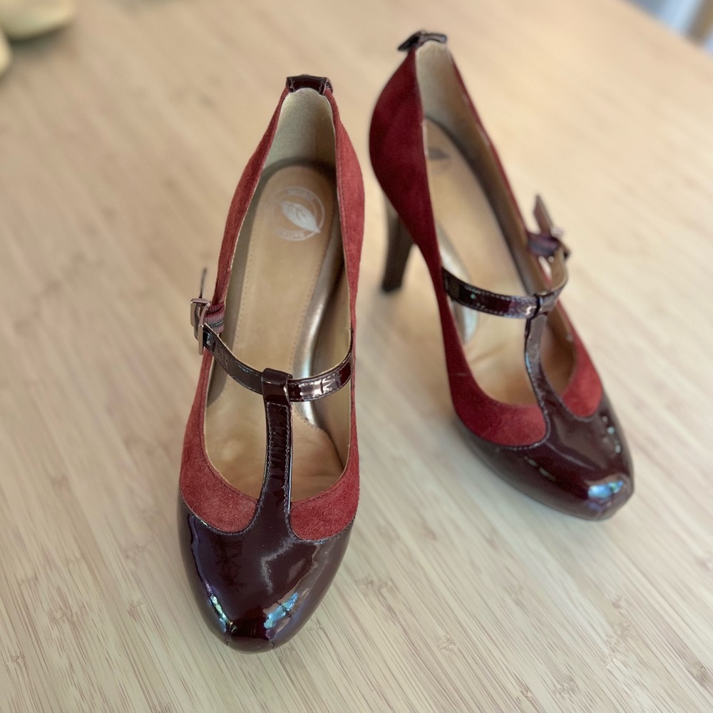 Burgundy heels
